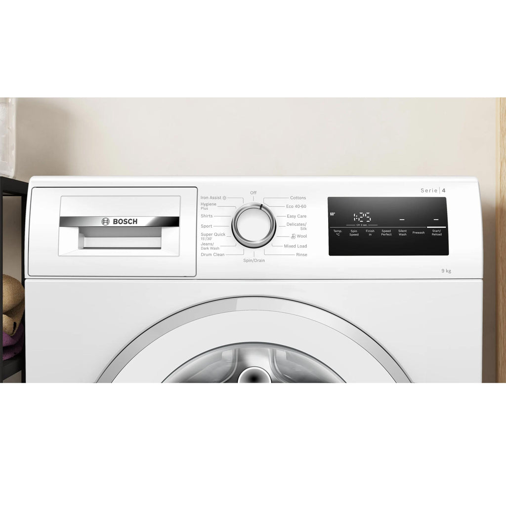 Bosch WAN28255GB 9kg, 1400 Spin, Freestanding Washing Machine with Quick Wash, White