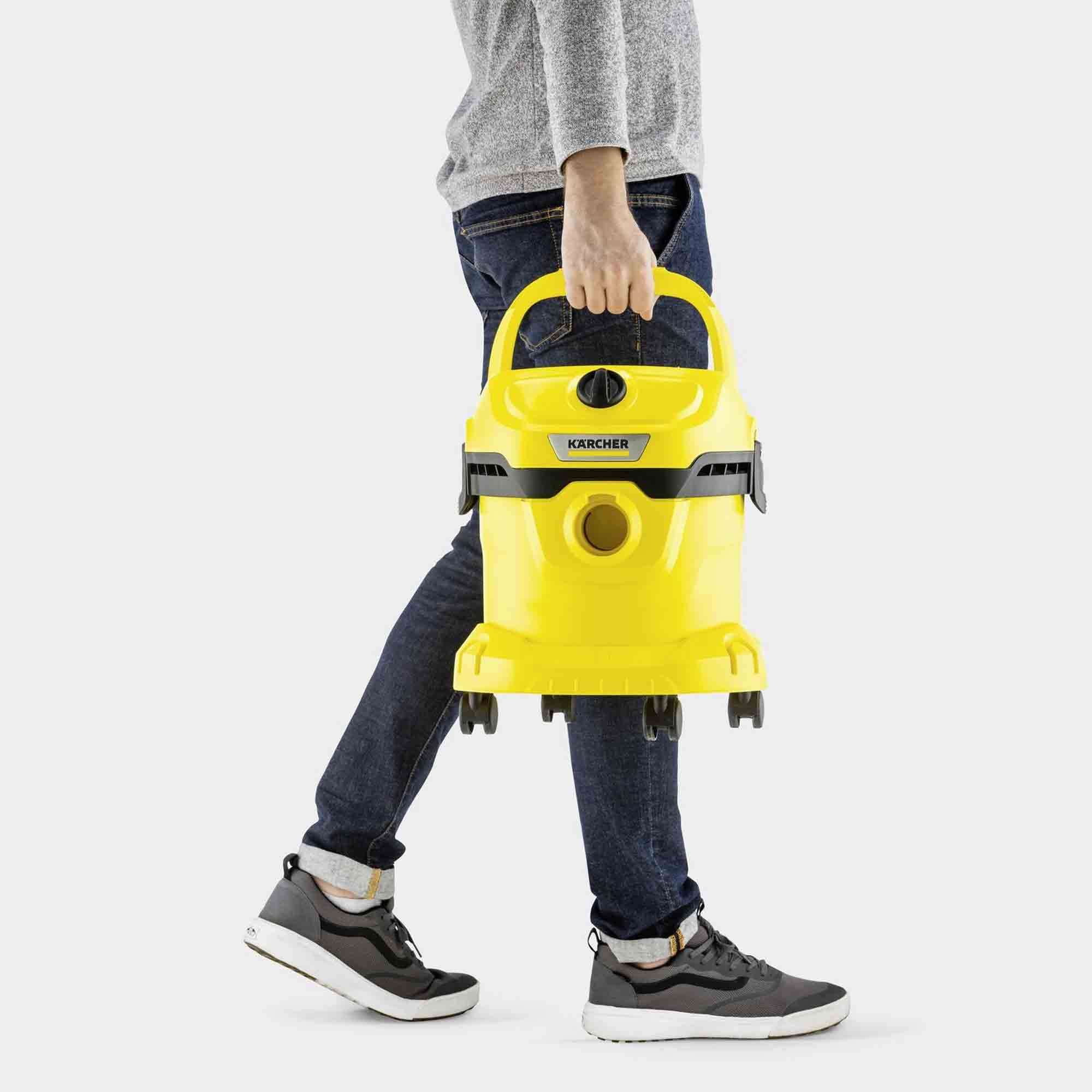 Karcher WD2 Plus Wet & Dry Vacuum Cleaner in Yellow - 16280020