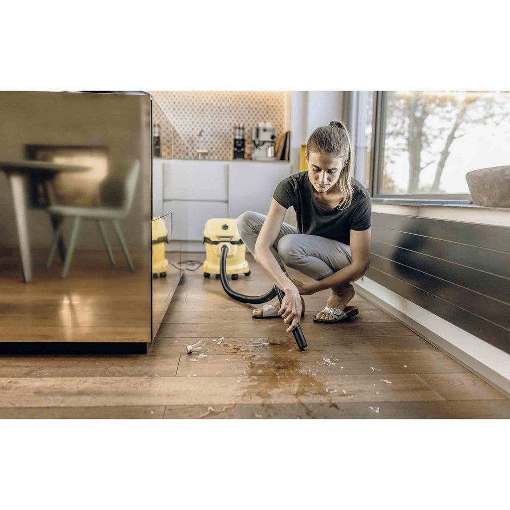 Karcher WD2 Plus Wet & Dry Vacuum Cleaner in Yellow - 16280020