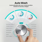 Hisense WF3S9043BW3 9kg, 1400 Spin, Freanding Washing Machine with Auto Wash