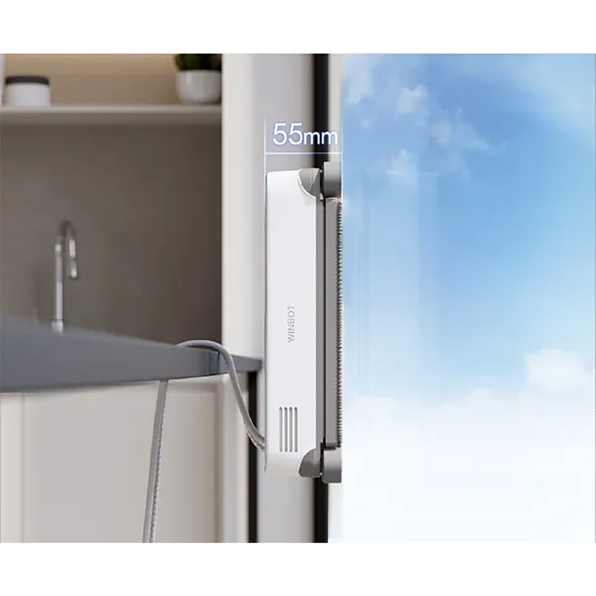 Ecovacs WINBOT Mini 2 Window Cleaning Robot - Grey (WG853)