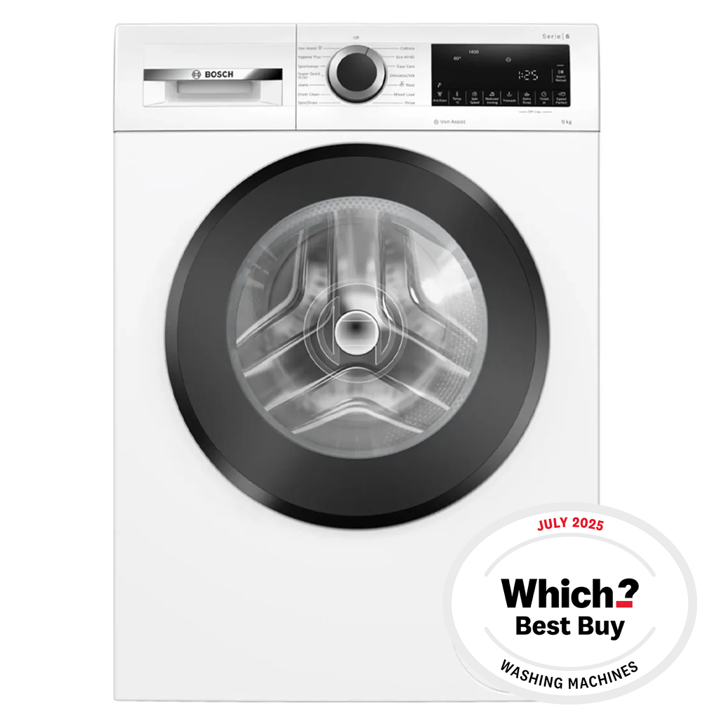 Bosch WGG24400GB 9kg, 1400 Spin, Freestanding Washing Machine with Quick Wash, White