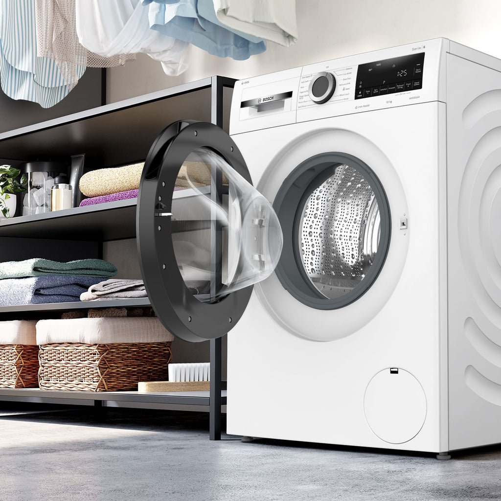 Bosch WGG254F1GB 10kg, 1400 Spin, Freestanding Washing Machine with Quick Wash, White