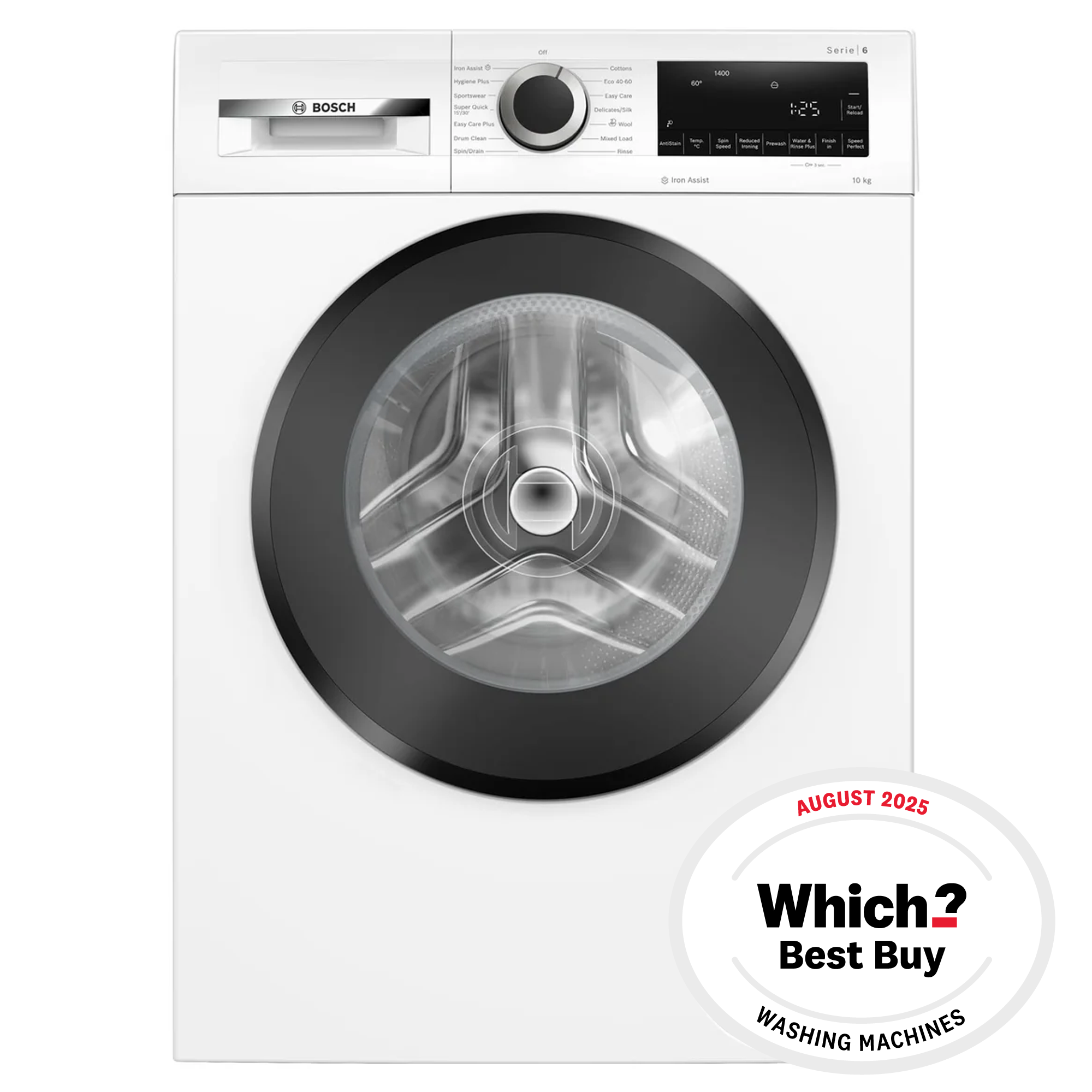 Bosch WGG254Z1GB 10kg, 1400 Spin, Freestanding Washing Machine with Quick Wash, White