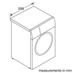 Bosch WGH254ARGB 10kg, 1400 Spin, Freestanding iDos Washing Machine with Quick Wash, Graphite