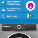 Bosch WGH254ARGB 10kg, 1400 Spin, Freestanding iDos Washing Machine with Quick Wash, Graphite