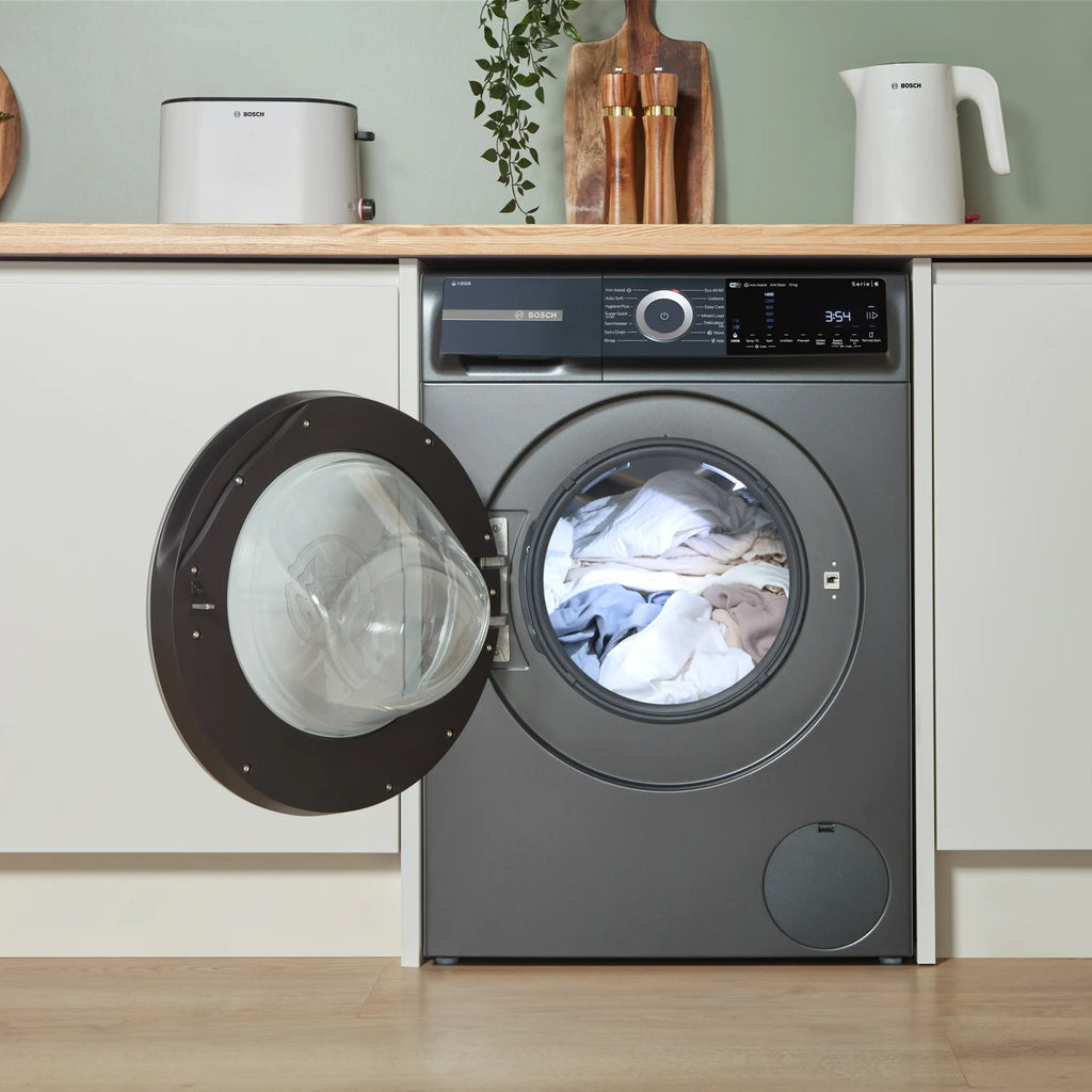 Bosch WGH254ARGB 10kg, 1400 Spin, Freestanding iDos Washing Machine with Quick Wash, Graphite