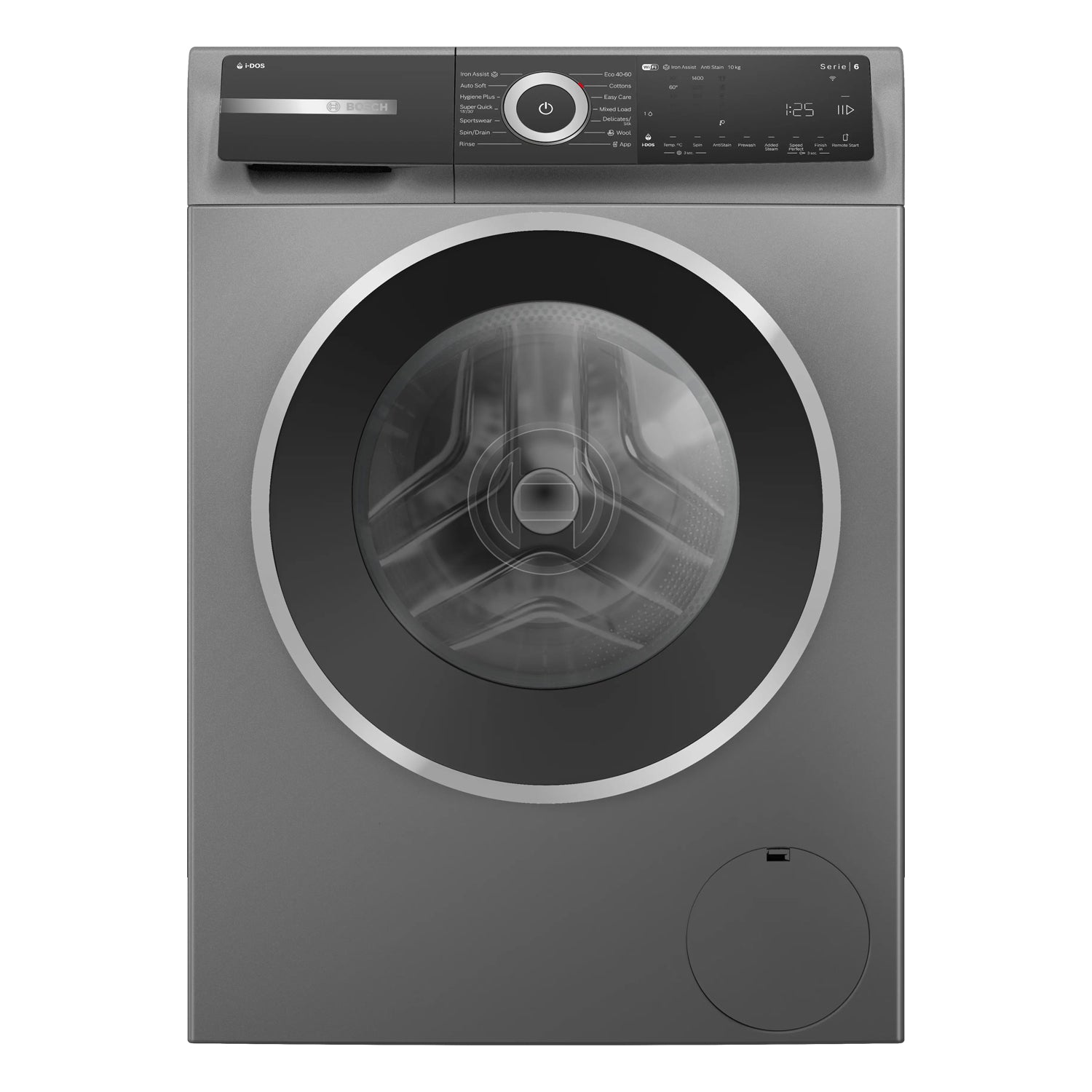 Bosch Series 6 WGH254ARGB 10kg 1400 Spin Washing Machine – Cast Iron Grey