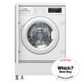 Bosch WIW28302GB 8kg, 1400 Spin, Integrated Washing Machine, White