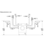 Bosch WKD28260GB 8kg wash, 5kg dry, 1400 spin, Integrated Washer Dryer, White