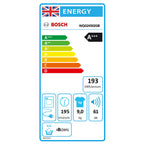 Bosch WQG24502GB 9kg, Sensor Dry, Freestanding Heat Pump Tumble Dryer, White