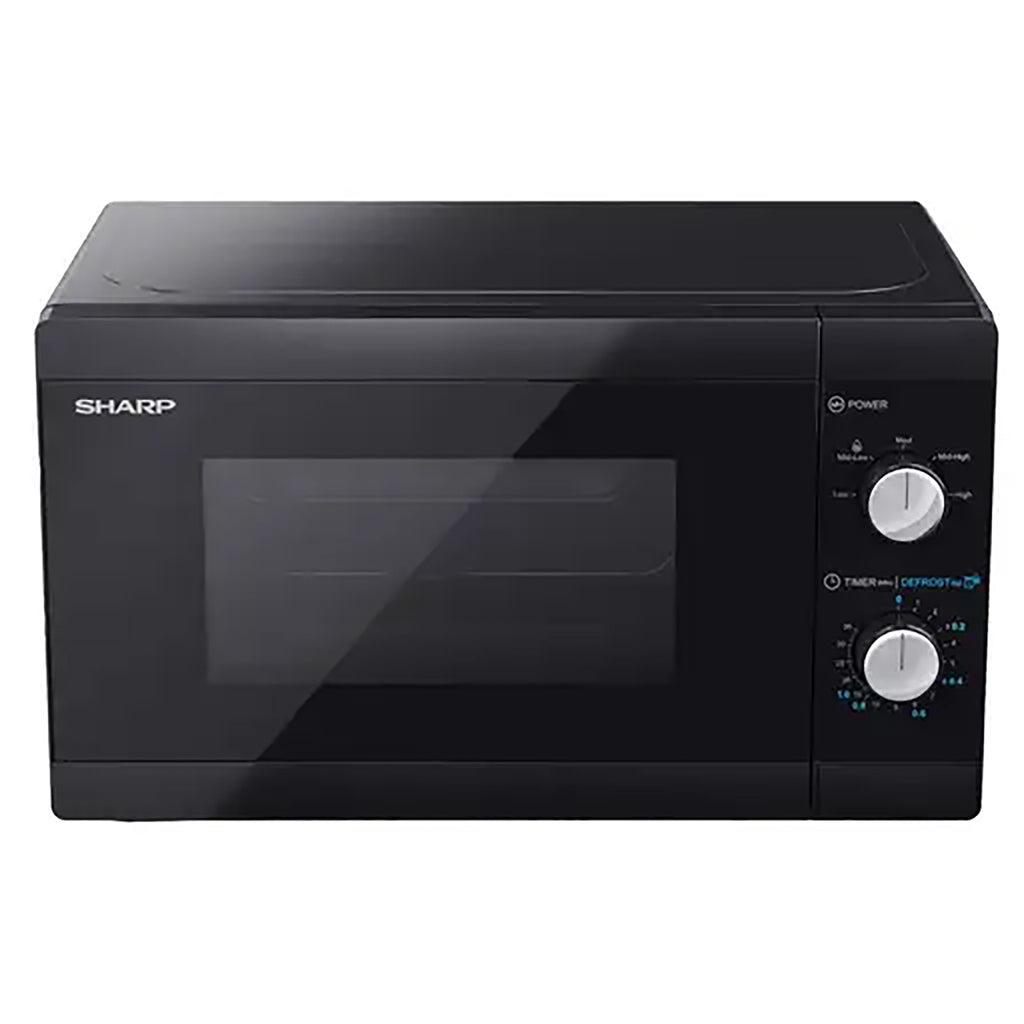 Sharp 20 Litre 800W Manual Microwave Oven – Black | YC-MS01U-B