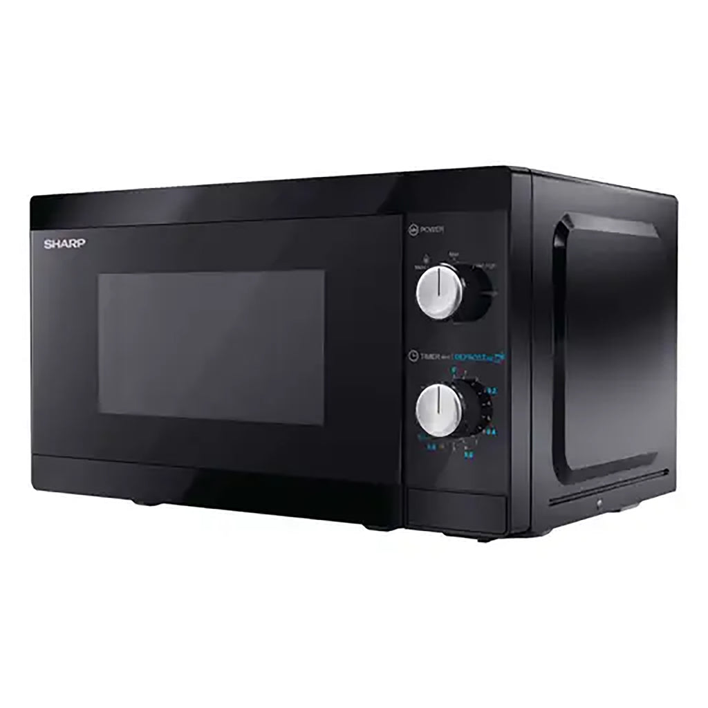 Sharp 20 Litre 800W Manual Microwave Oven – Black | YC-MS01U-B