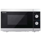 Sharp 20 Litre 800W Manual Microwave Oven – Silver | YC-MS01U-S