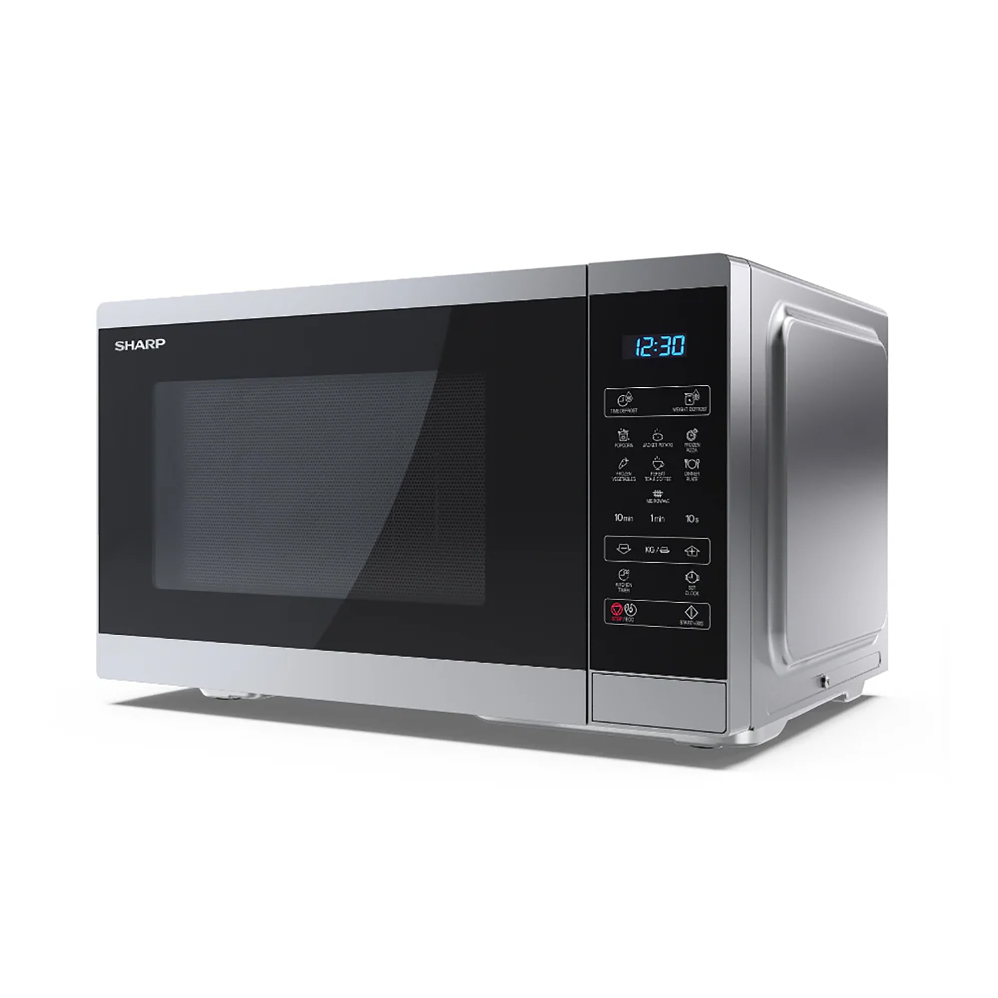 Sharp 25 Litre 900W Digital Solo Microwave Oven in Silver – YC-MS252AU-S