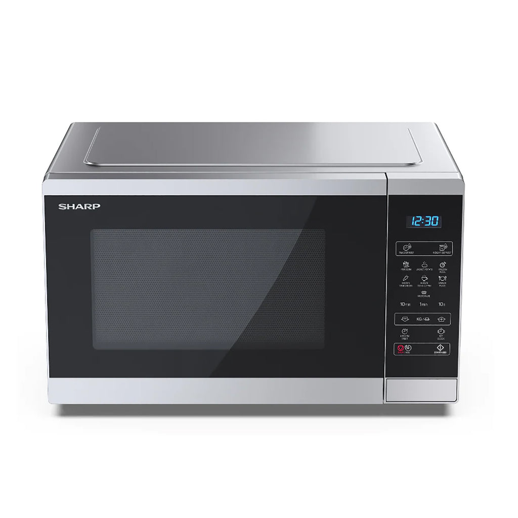 Sharp 25 Litre 900W Digital Solo Microwave Oven in Silver – YC-MS252AU-S