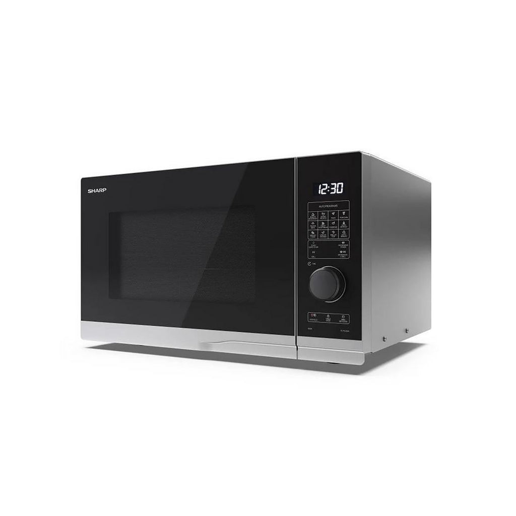 Sharp 25 Litre 900W Combination Microwave Oven - Silver & Black | YC-PG254AU-S