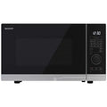 Sharp 28 Litre 900W Combination Microwave Oven with 1000W Grill - Silver - YC-PG284AU-S