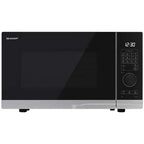 Sharp 28 Litre 900W Combination Microwave Oven with 1000W Grill - Silver - YC-PG284AU-S