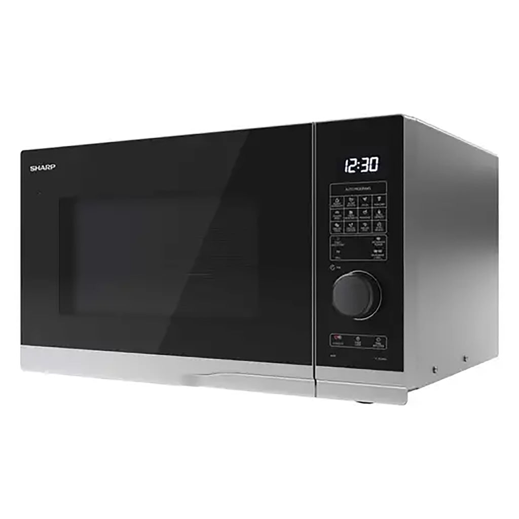 Sharp 28 Litre 900W Combination Microwave Oven with 1000W Grill - Silver - YC-PG284AU-S