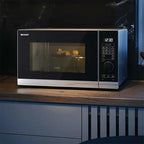 Sharp 28 Litre 900W Combination Microwave Oven with 1000W Grill - Silver - YC-PG284AU-S