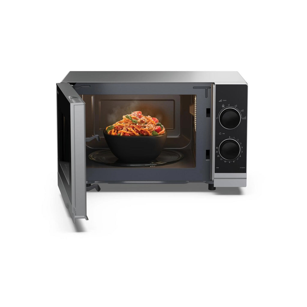 Sharp 20L 700W Compact Microwave Oven in Silver - YC-PS201AU-S