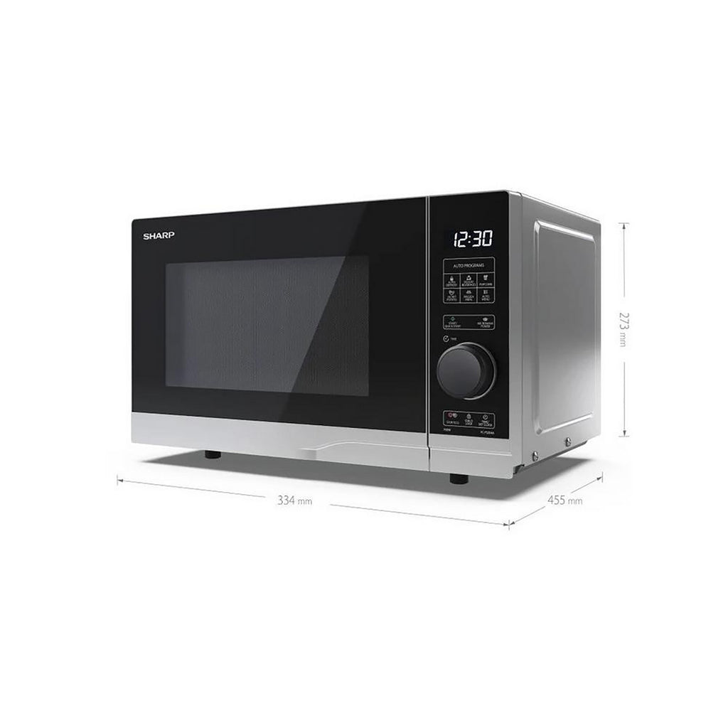 Sharp 20L 700W Microwave Oven in Silver - YC-PS204AU-S