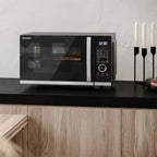 Sharp 25L 900W Flatbed Combination Microwave with Convection Oven & Grill in Black – YC-QC254AU-B