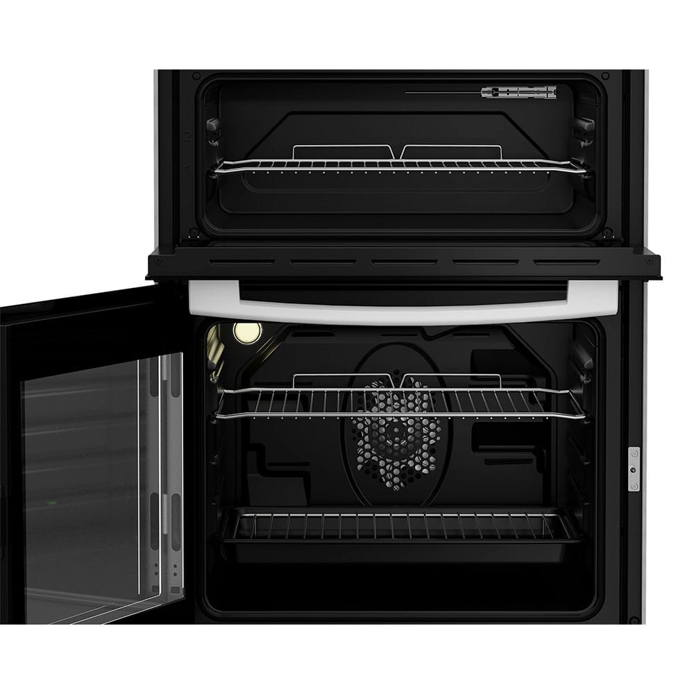 Zenith ZE605W 60cm Freestanding Oven and Grill Electric Cooker with Ceramic Hob, White