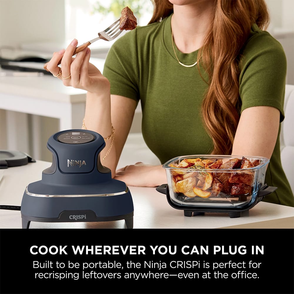 Ninja CRISPi 4-in-1 Portable Air Fryer in Cyberspace Blue - FN101UKGY image 2