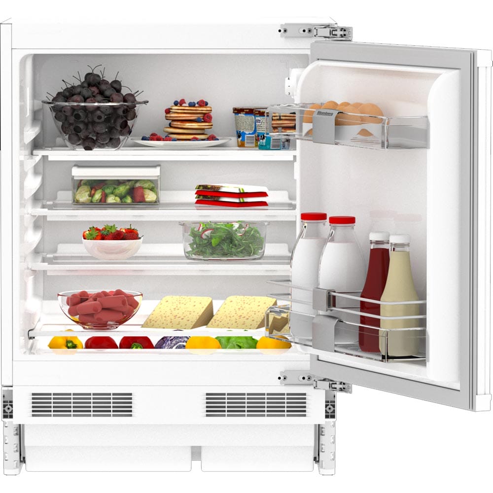 Blomberg TSM1654IU Integrated Undercounter Larder Fridge, 130 Litres, White image 3