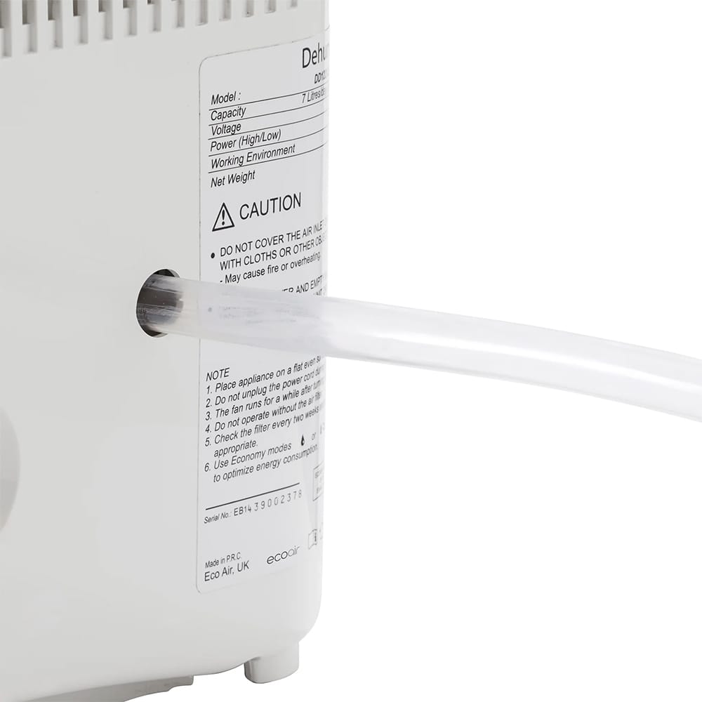 EcoAir DD1 Simple Mk3 Desiccant Dehumidifier in Black image 6