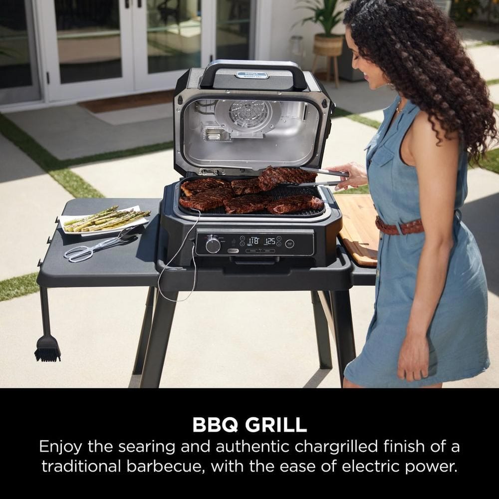 Ninja Woodfire Pro XL Electric BBQ Grill & Smoker OG850UK image 9