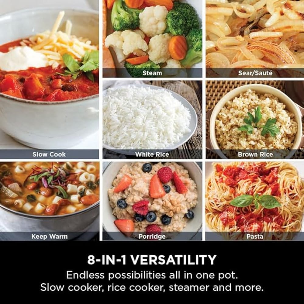 Ninja Foodi 8-Mode 6L PossibleCooker Rice & Slow Cooker - MC1101UK image 4