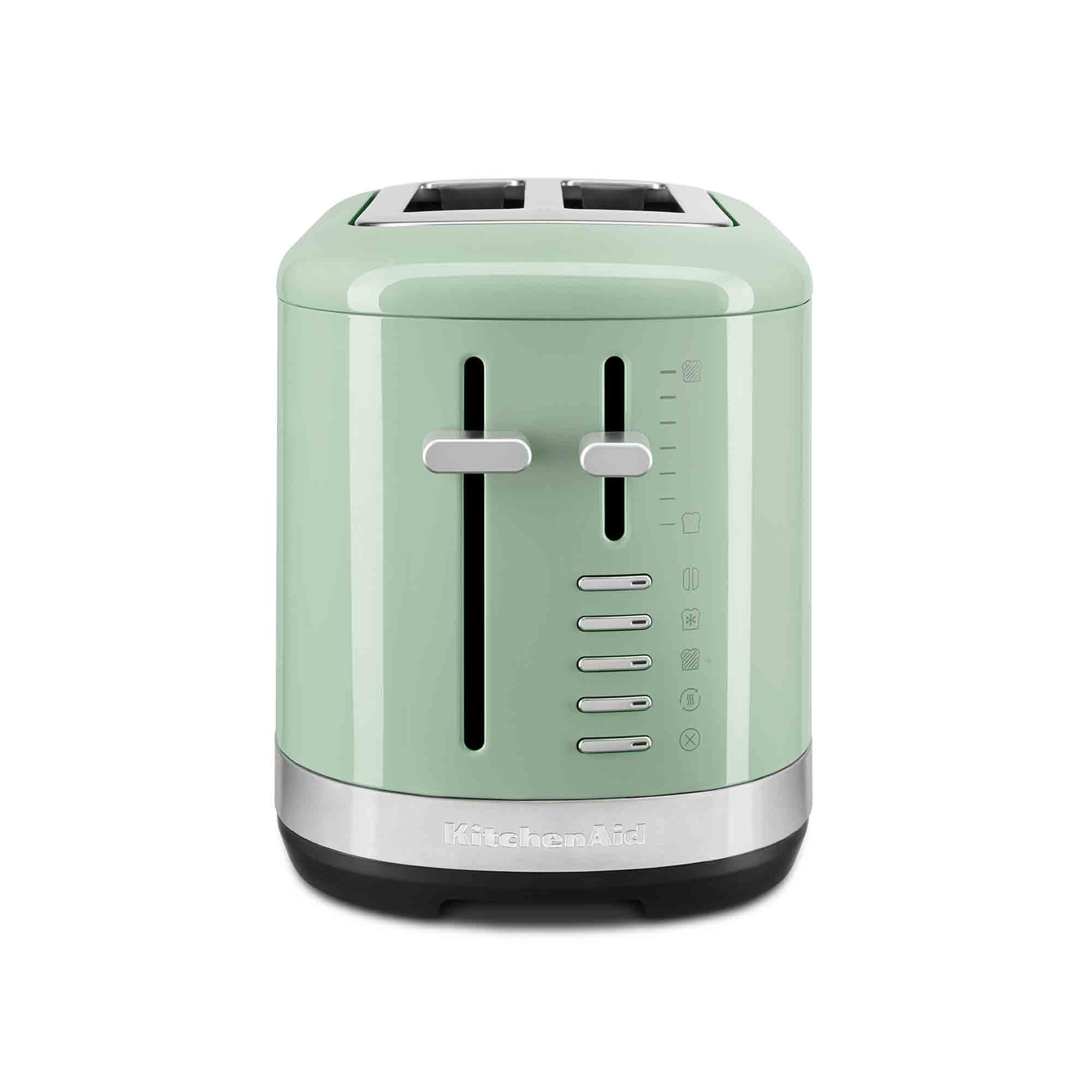 KitchenAid Manual Control 2 Slot Toaster in Pistachio 5KMT2109BPT image 1