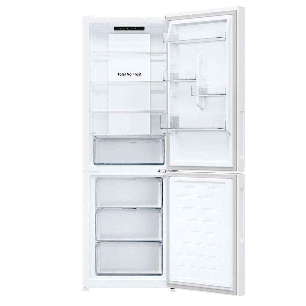 Sensis RFCMF0160ES 185cm Tall Fridge Freezer, 235L Fridge, 120L Freezer, 60cm wide, Frost Free, Silver image 1