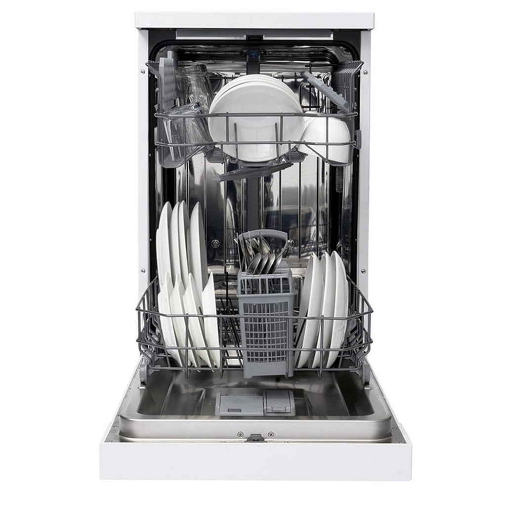 Sensis DWF0110SLEW 10 Place Setting Freestanding Slimline Dishwasher, 45cm Wide, White image 4