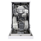 Sensis DWF0110SLEW 10 Place Setting Freestanding Slimline Dishwasher, 45cm Wide, White image 4