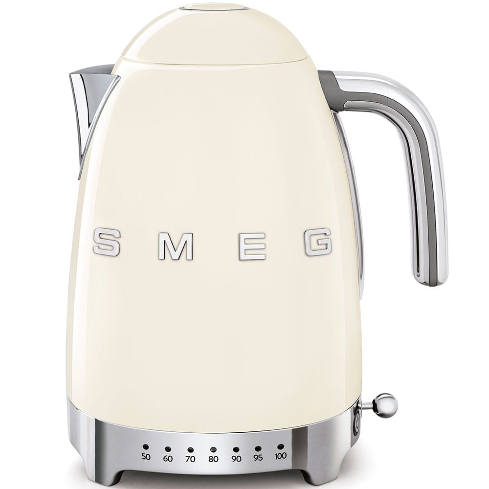 Smeg KLF04CRUK 50's Retro Variable Temperature Kettle in Cream image 0