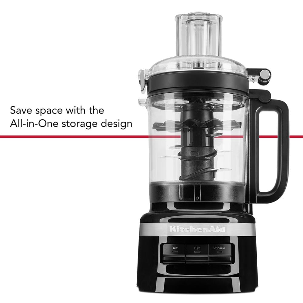 KitchenAid 5KFP0921BOB 2.1L Food Processor in Onyx Black image 1