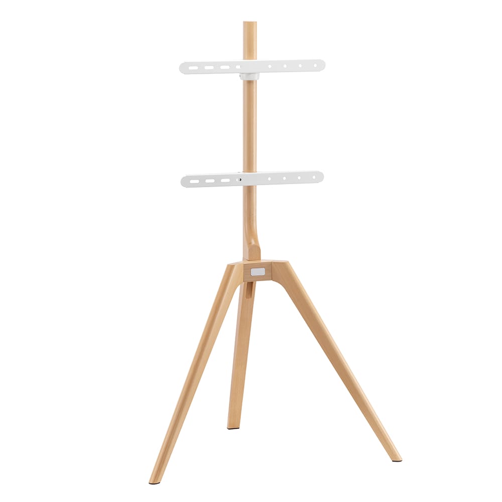 Ttap Tripod Floor TV Stand in Light Wood image 0