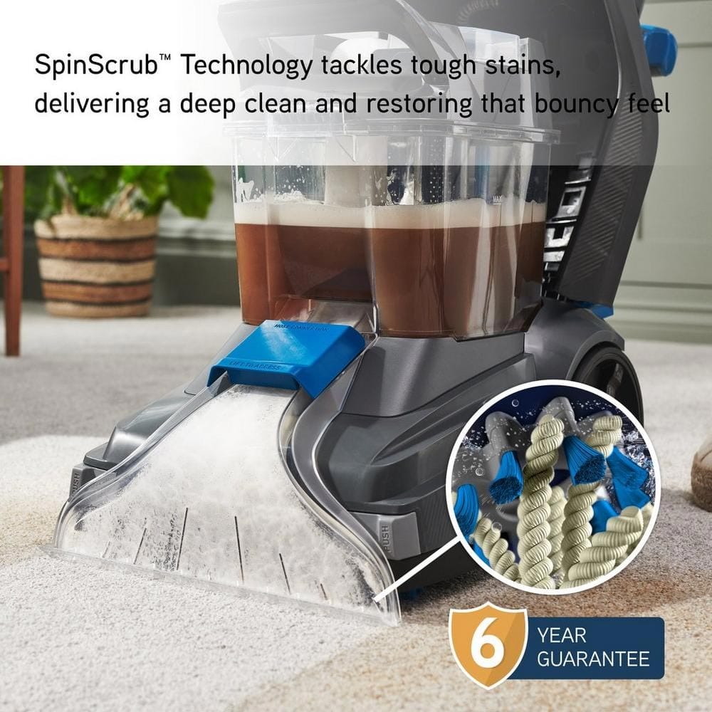 Vax SpinScrub Power Carpet Washer - Grey & Tiger Blue CDCW-SSXS image 8