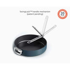 Joseph Joseph Space Folding Handle Ceramic Non-stick 30cm Blue Frying Pan - 45043 image 3