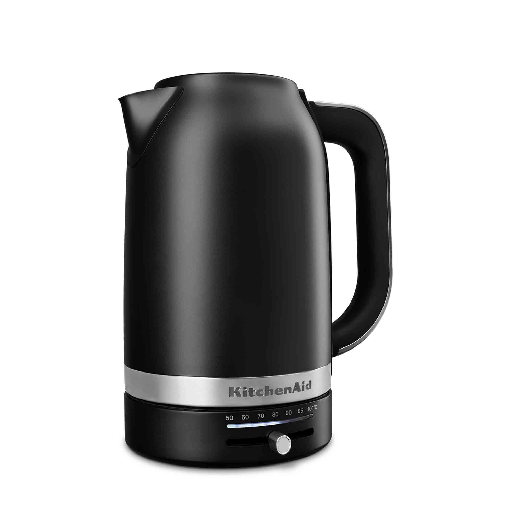 KitchenAid 1.7L Variable Temperature Kettle in Matte Black 5KEK1701BBM image 0