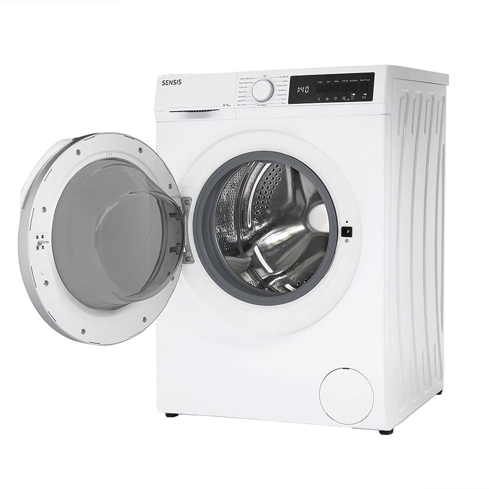 Sensis WDF018514AW 8kg Wash, 5kg Dry, 1400 Spin Freestanding Washer Dryer, White image 1