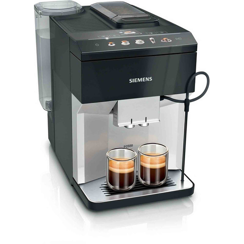 Siemens Fully Automatic Bean to Cup Coffee Machine in Black & Silver - TP515GB1 image 0