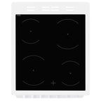 Beko EDVC503W 50cm Freestanding Double Oven and Grill Electric Cooker with Ceramic Hob, White image 2