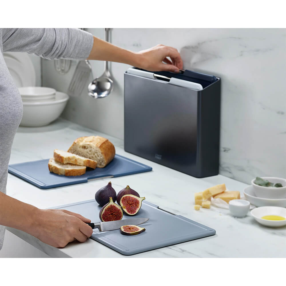 Joseph Joseph Folio™ 4-piece Graphite Chopping Board Set Large - 60184 image 2
