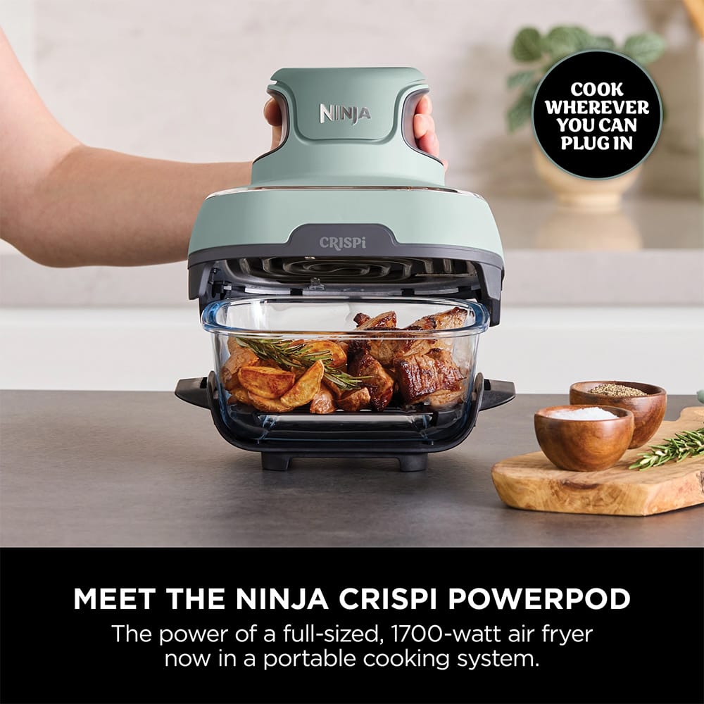 Ninja CRISPi 4-in-1 Portable Air Fryer in Sage - FN101UKSG image 11