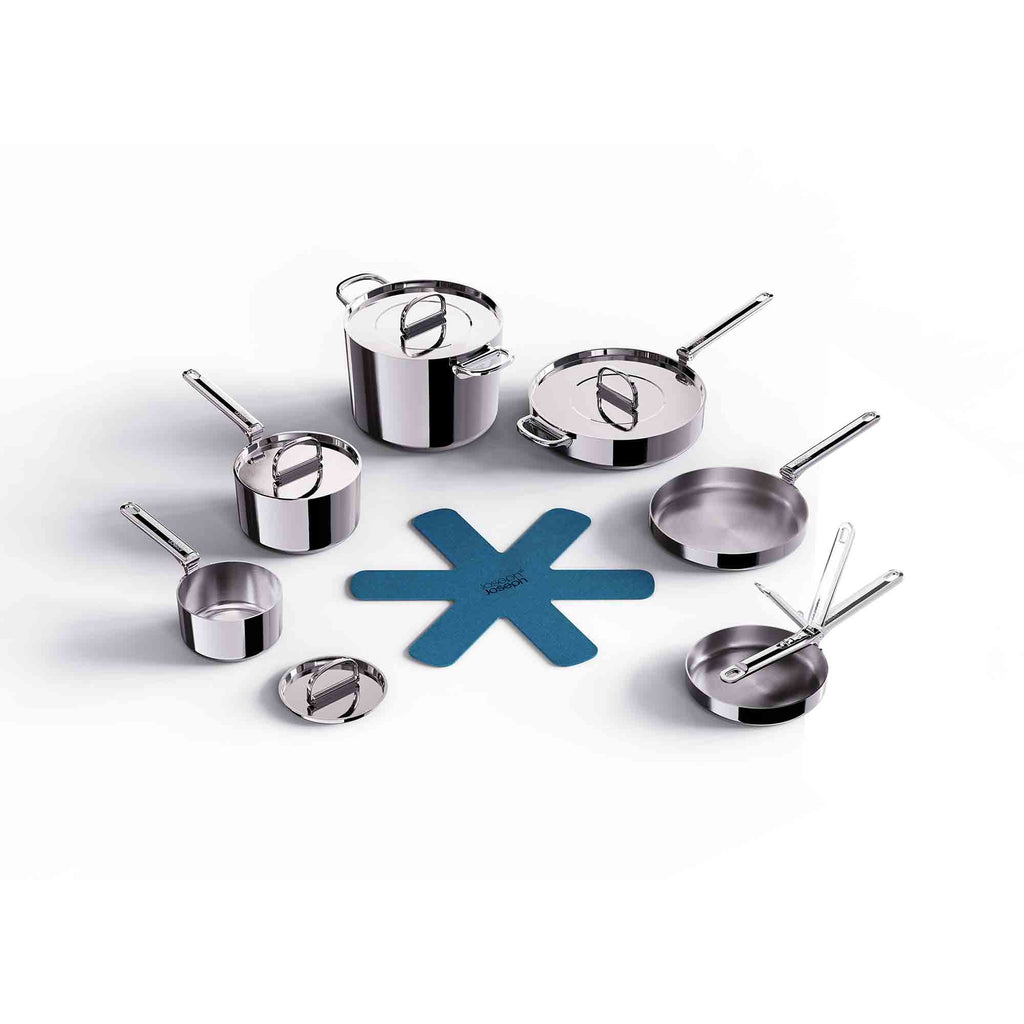 Joseph Joseph Space™ Steel Folding Handle 6-Piece Cookware Set – 1000033 image 1
